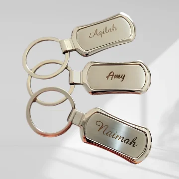 Engrave Metal Keychain