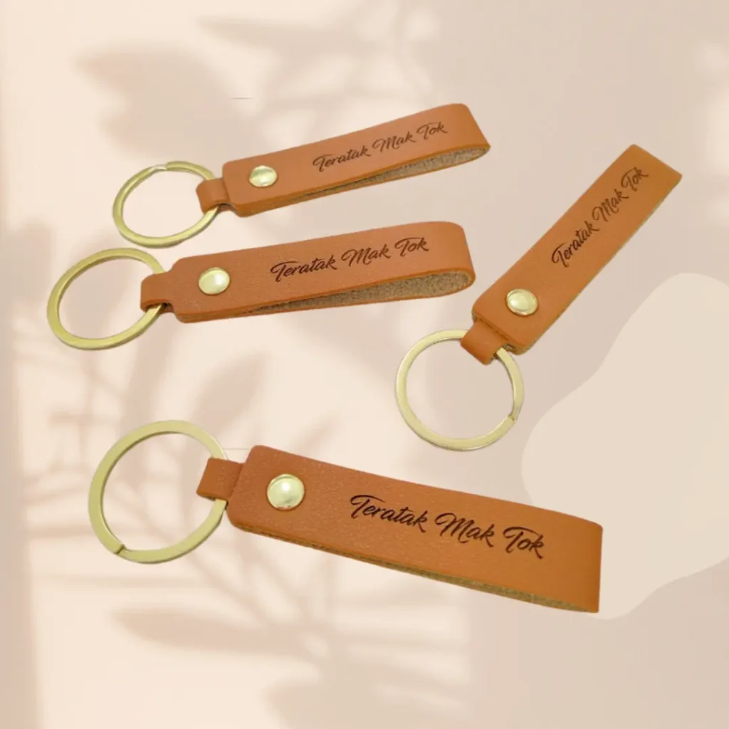 Leather Key Chain Personalised ...