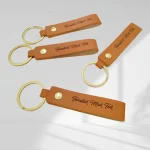 Personalised Leather KeyChain Cover