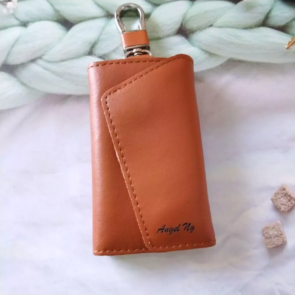 Leather Key Holder Wallet Pouch ...