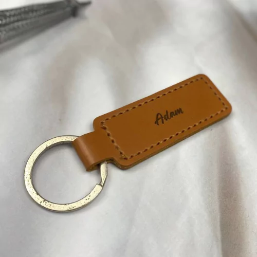 Leather Key Chain Personalised ...