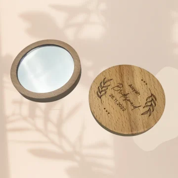 Wooden Mirror Cover