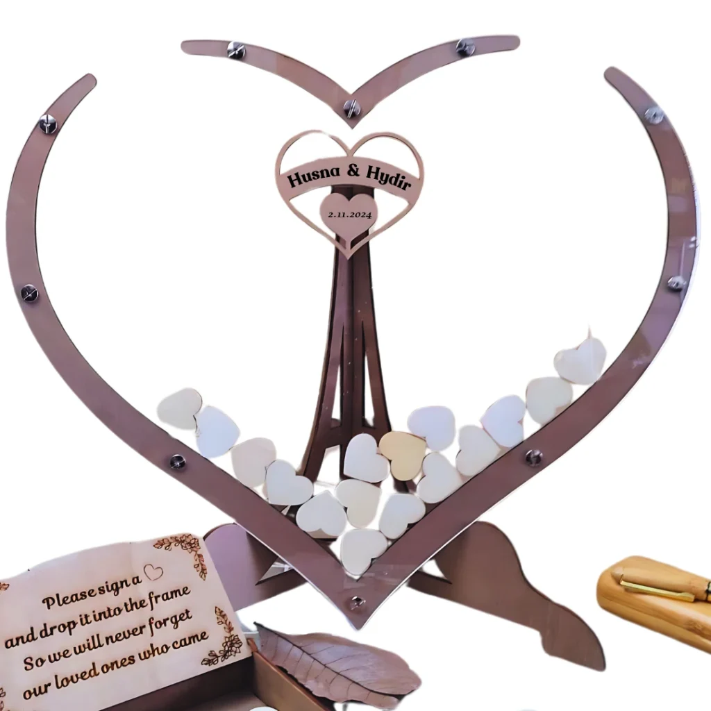 Buku Tamu Perkahwinan Kayu Unik ...