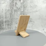 Custom Engraved wooden Display QR Stand Modern