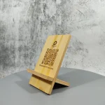 Custom Name wooden Display QR Stand Standard