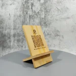 Personalised wooden Display QR Stand Standard