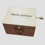 Personalized Wooden Music Box with Custom Engraving