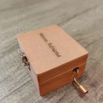 Wooden Music Box with Custom Engraving
