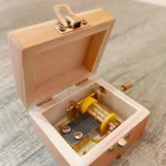 Wooden Music Box with Custom Engraving inside