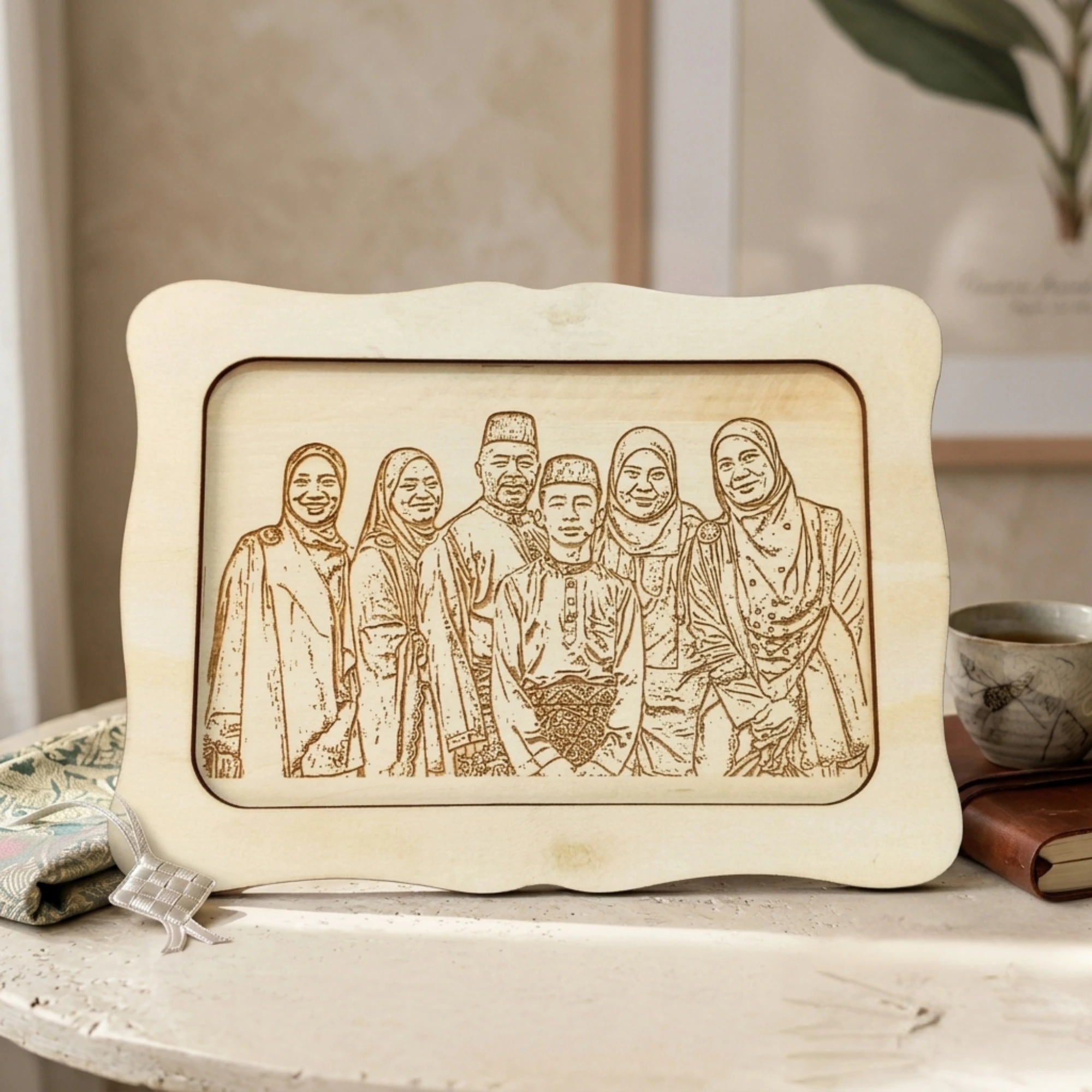 Wooden Frame family Gift