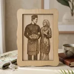 wooden frame couple gifts