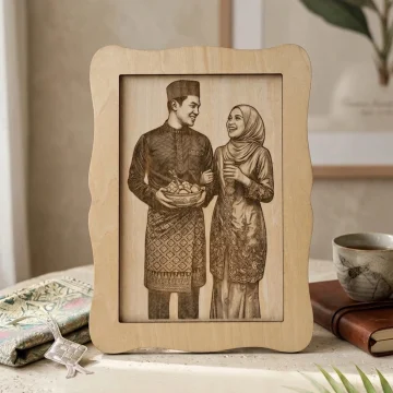wooden frame couple gifts