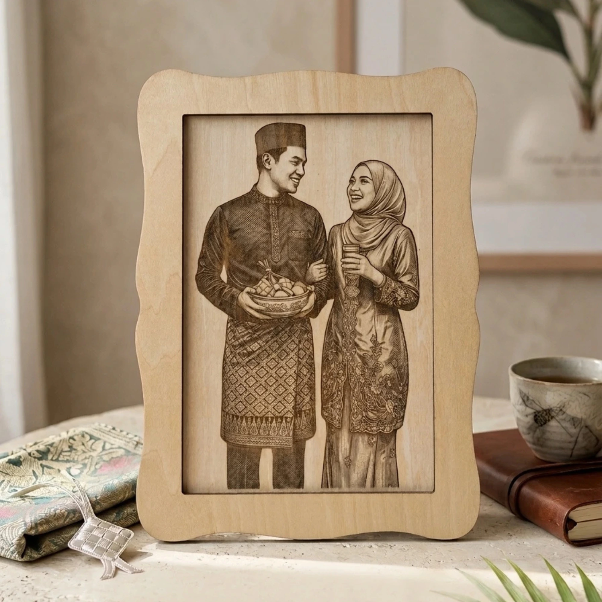wooden frame couple gifts