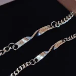 Custom Engraved Couple Bracelet