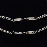 Custom Engraved Couple Bracelet in box 1