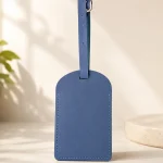 Personalised PU Leather Luggage Tag-DARK BLUE